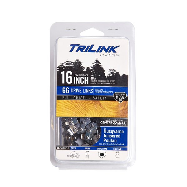 Trilink Chainsaw Chain .325 Chisel .058 66DL for Solo 651 J66-21BPX; CL75866TL2